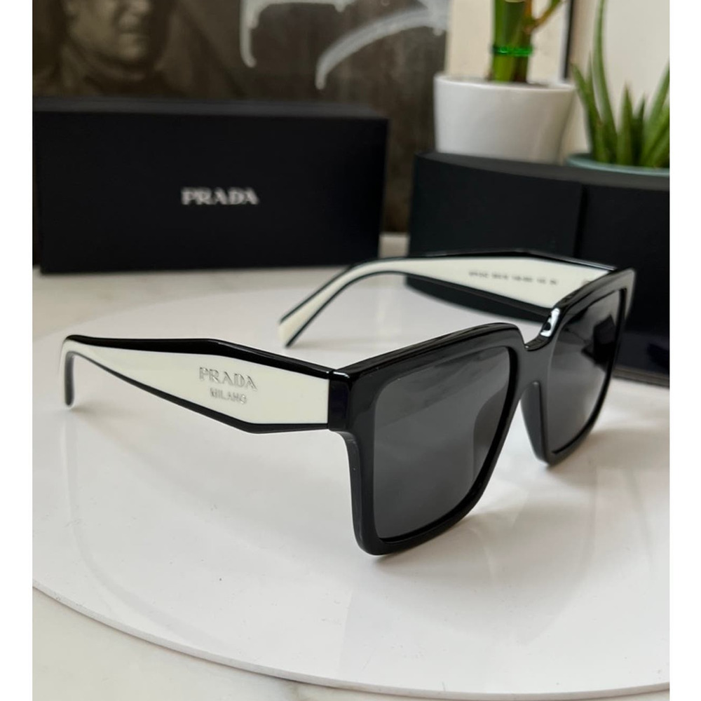 NEW Prada PR24ZS Sunglasses in Black White